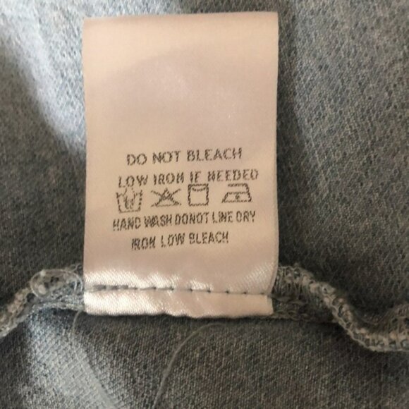 👛 (ANY 2/$35) AARON & AMBER Blue Denim Long Sleeved Tiered Dress - Picture 8 of 9